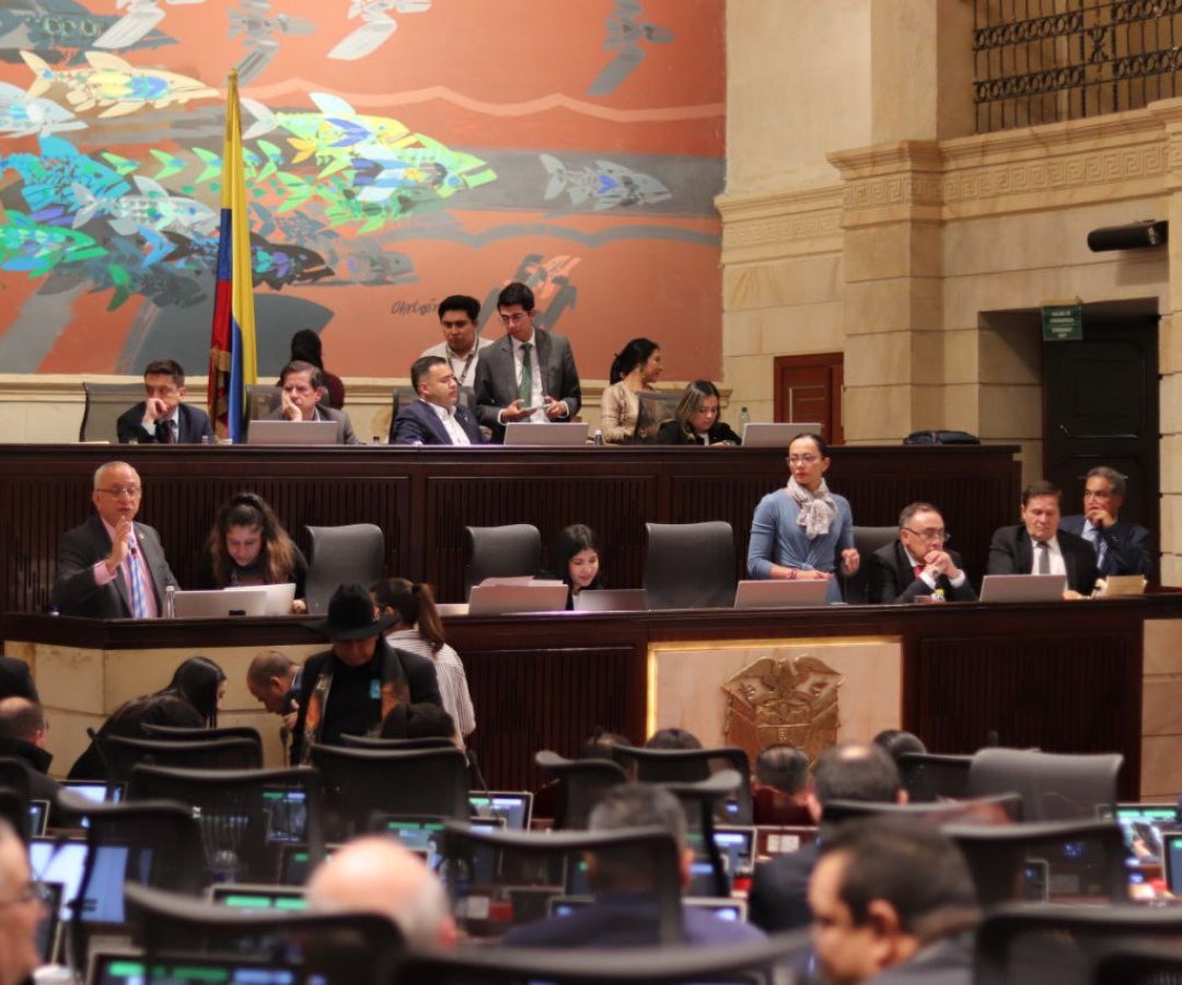 Vista general de la plenaria de la Cámara de Representantes este martes