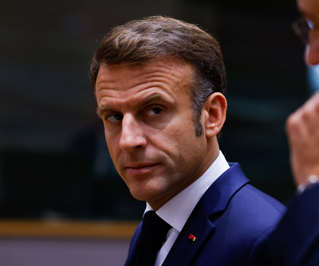 Macron dijo que Washington podría "obligar a los europeos a separarse de los chinos más rápidamente" poniendo "aranceles muy fuertes a China"