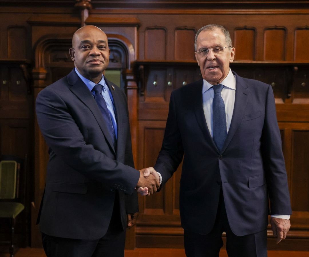 Canciller Gilberto Murillo con Ministro de Asuntos Exteriores de Rusia, Serguéi Lavrov