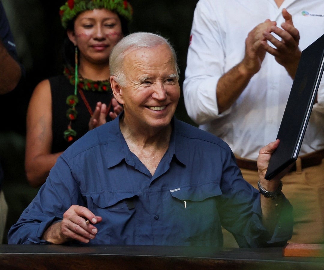 Biden visitó la selva amazónica