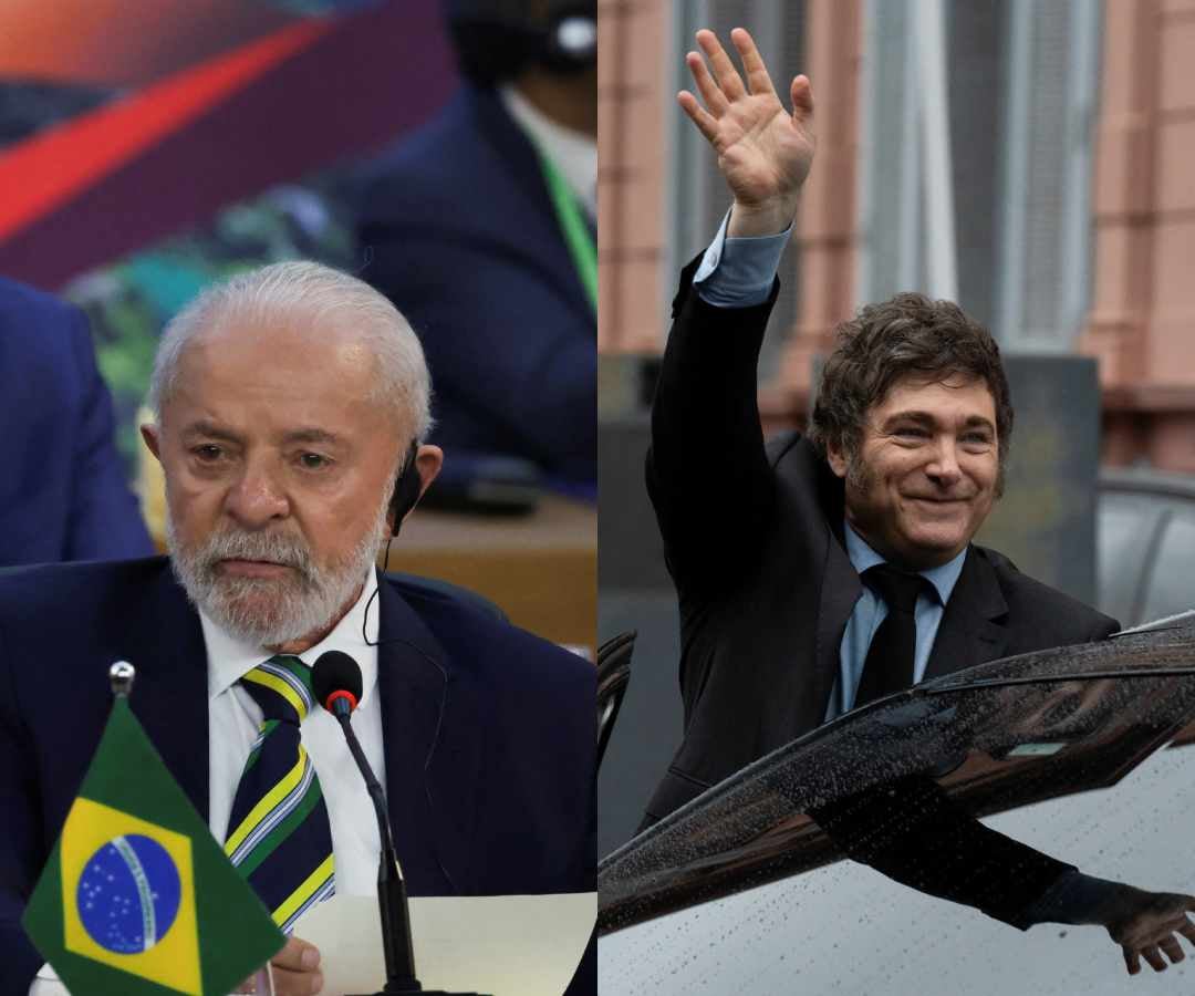 El presidente Luiz Inácio Lula da Silva recibió en Río a su homólogo argentino, Javier Milei en un primer encuentro formal.