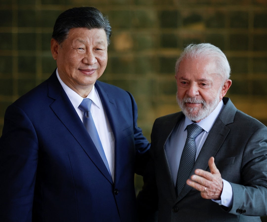 Xi Jinping y Lula da Silva