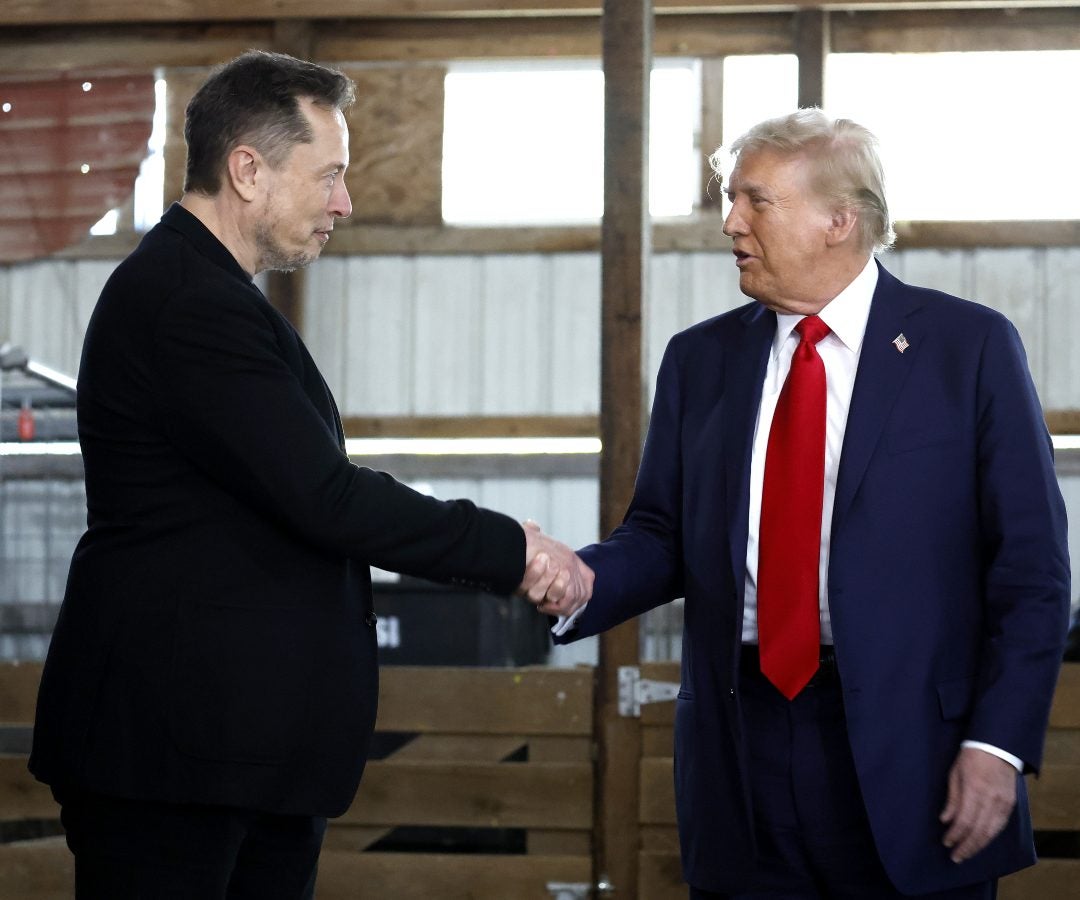 Donald Trump, presidente electo de EE.UU. y el CEO de Tesla, Elon Musk