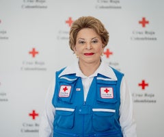 Judith Carvajal de Álvarez, presidente de la Cruz Roja Colombiana Judith Carvajal de Álvarez, presidente de la Cruz Roja Colombiana