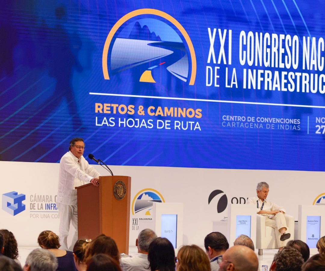 Presidente Gustavo Petro, en el congreso de la CCI