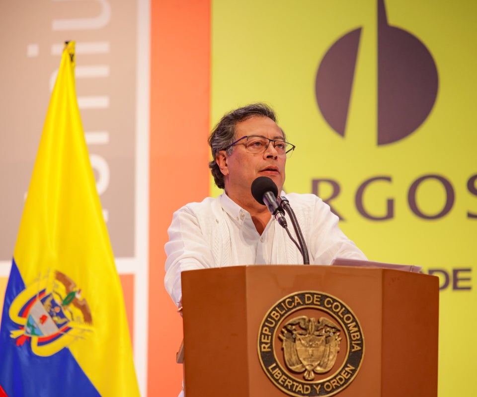 El presidente Gustavo Petro