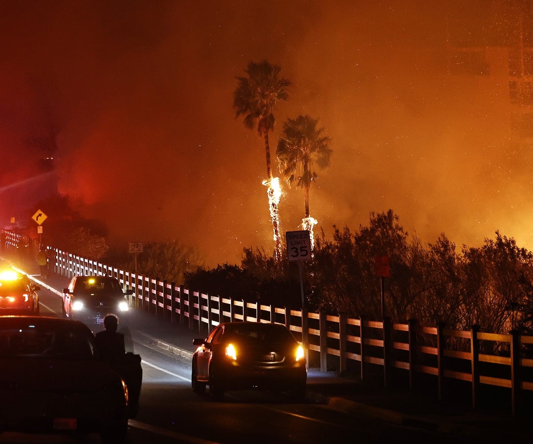 Incendio en Malibú