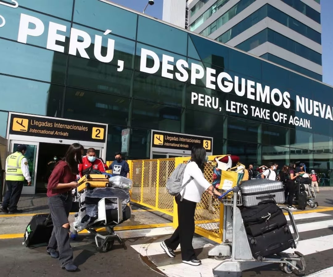 Aeropuerto Jorge Chávez, en Lima, Perú