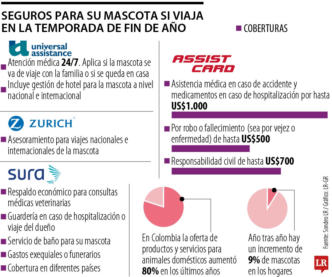 Seguros para su mascota si viaja en vacaiones