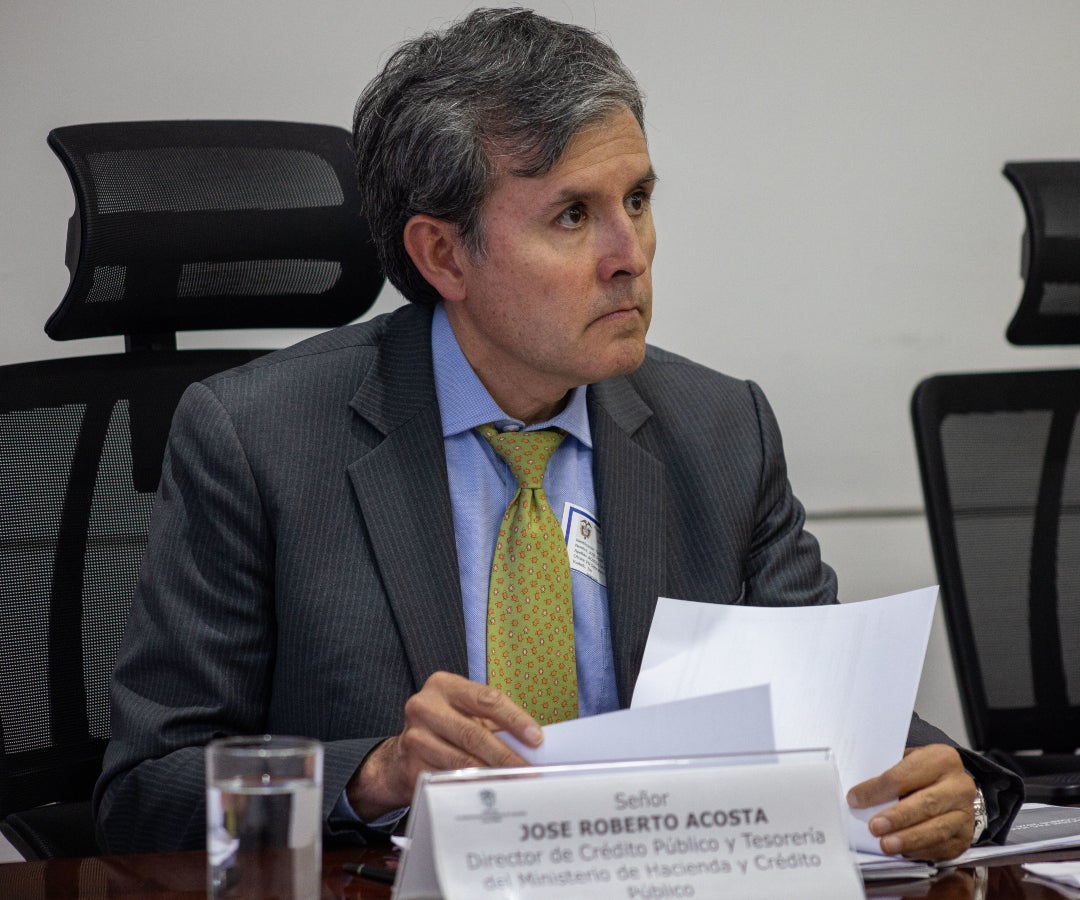 José Roberto Acosta, director de Crédito Público del Ministerio de Hacienda