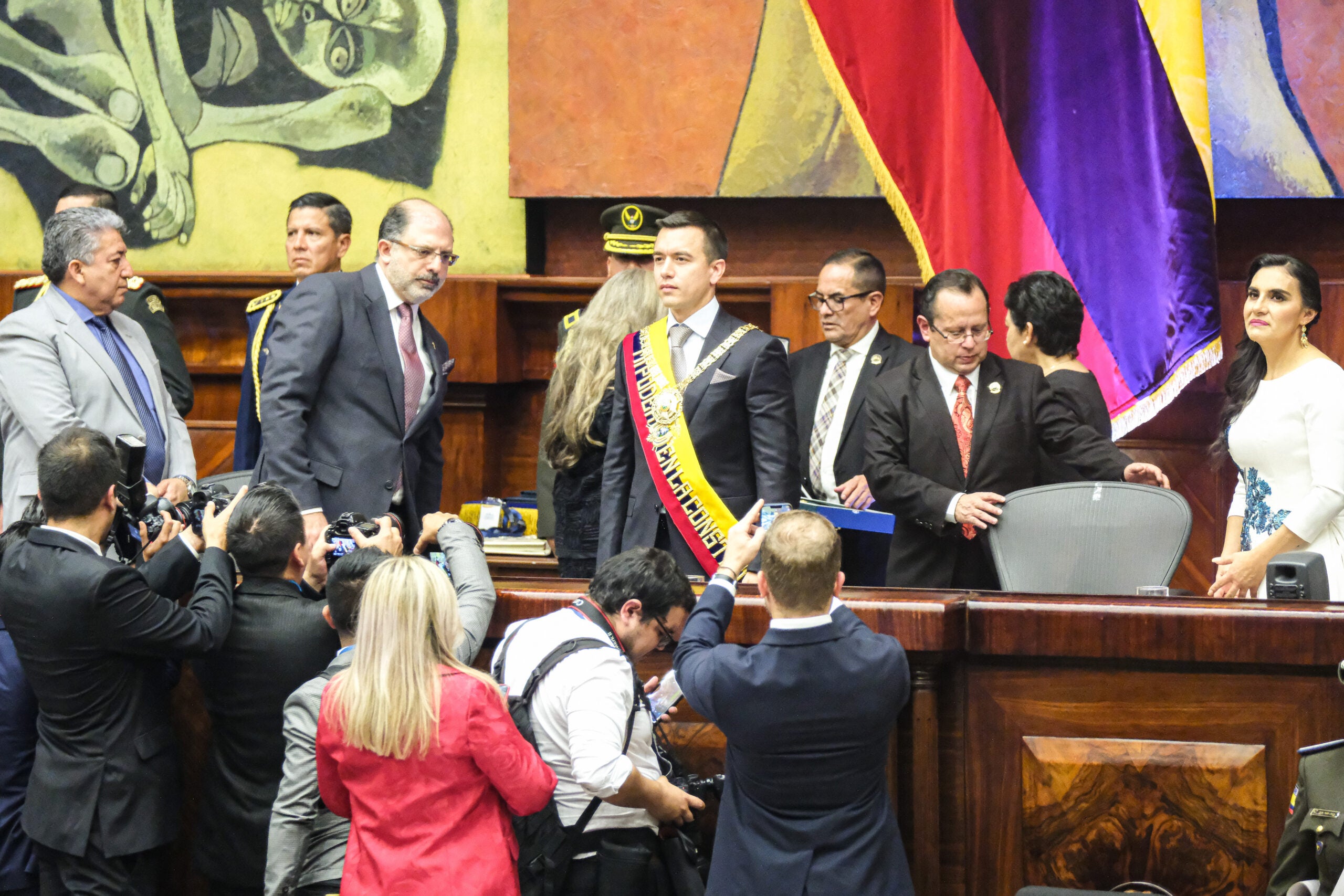 Daniel Noboa, presidente de Ecuador