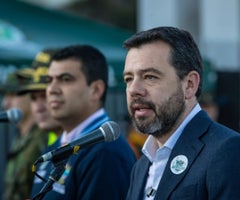 El alcalde de Bogotá, Carlos Fernando Galán El alcalde de Bogotá, Carlos Fernando Galán