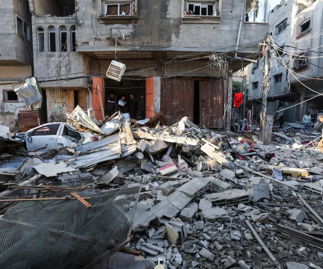 Un ataque israelí contra una casa