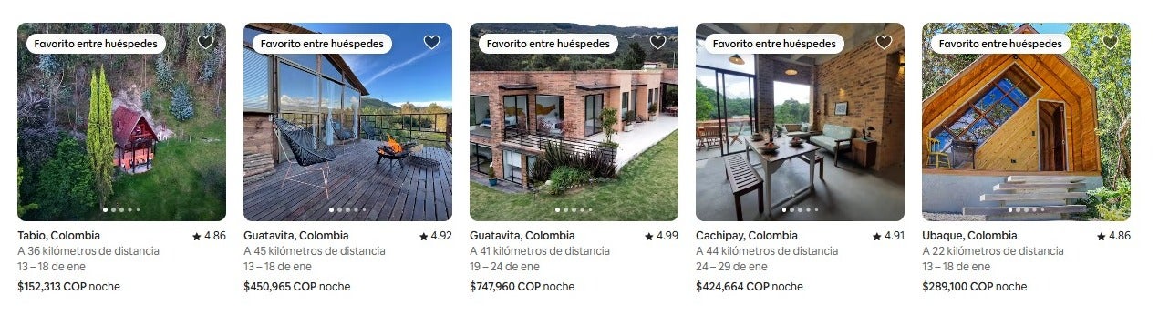 El diseño resalta entre las propiedades que se pusieron de moda en Airbnb