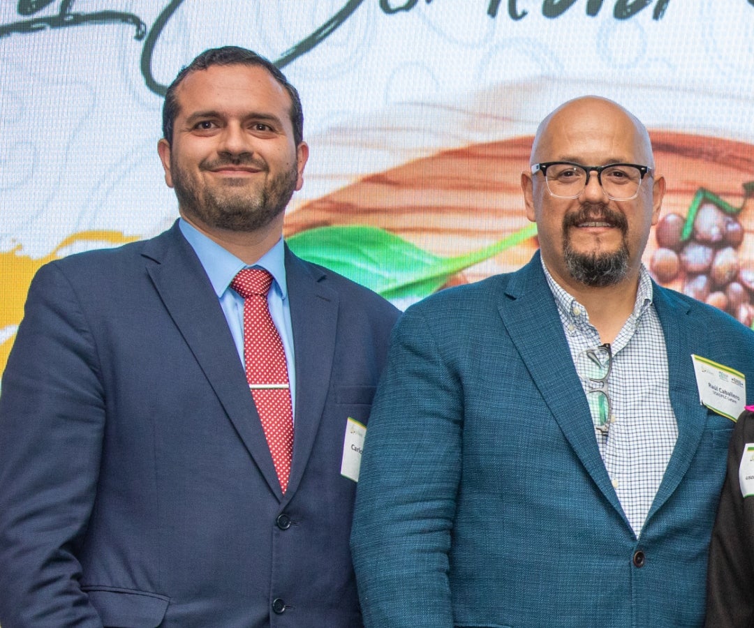 Carlos Martínez, instructor e investigador del Sena y Raúl Caballero, USA Pulses Latam Director.