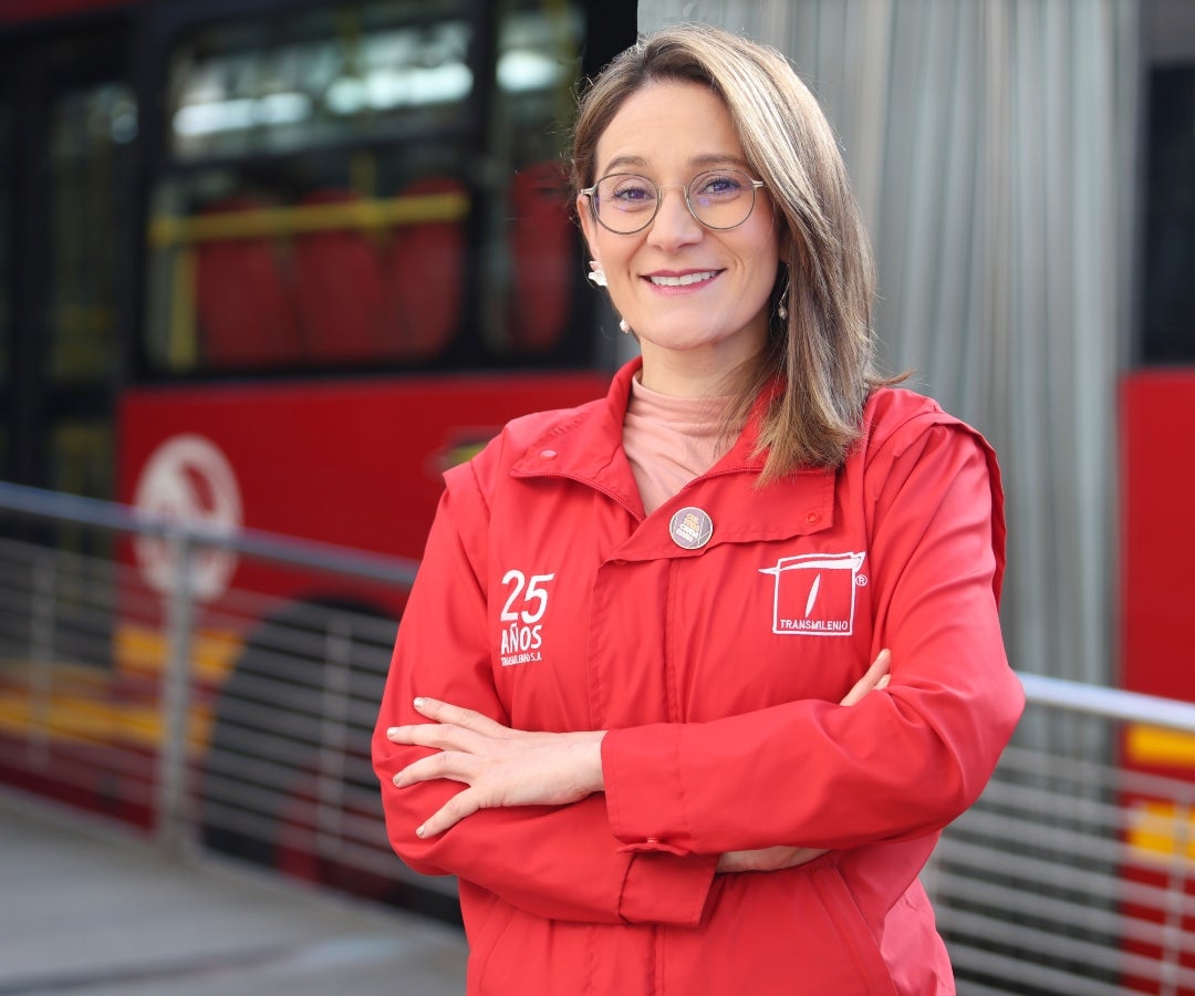 La gerente de Transmilenio, María Fernanda Ortiz