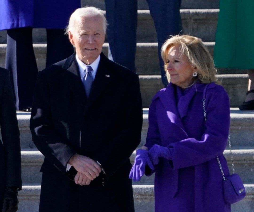 Joe Biden, expresidente de Estados Unidos y su esposa Jill Biden.