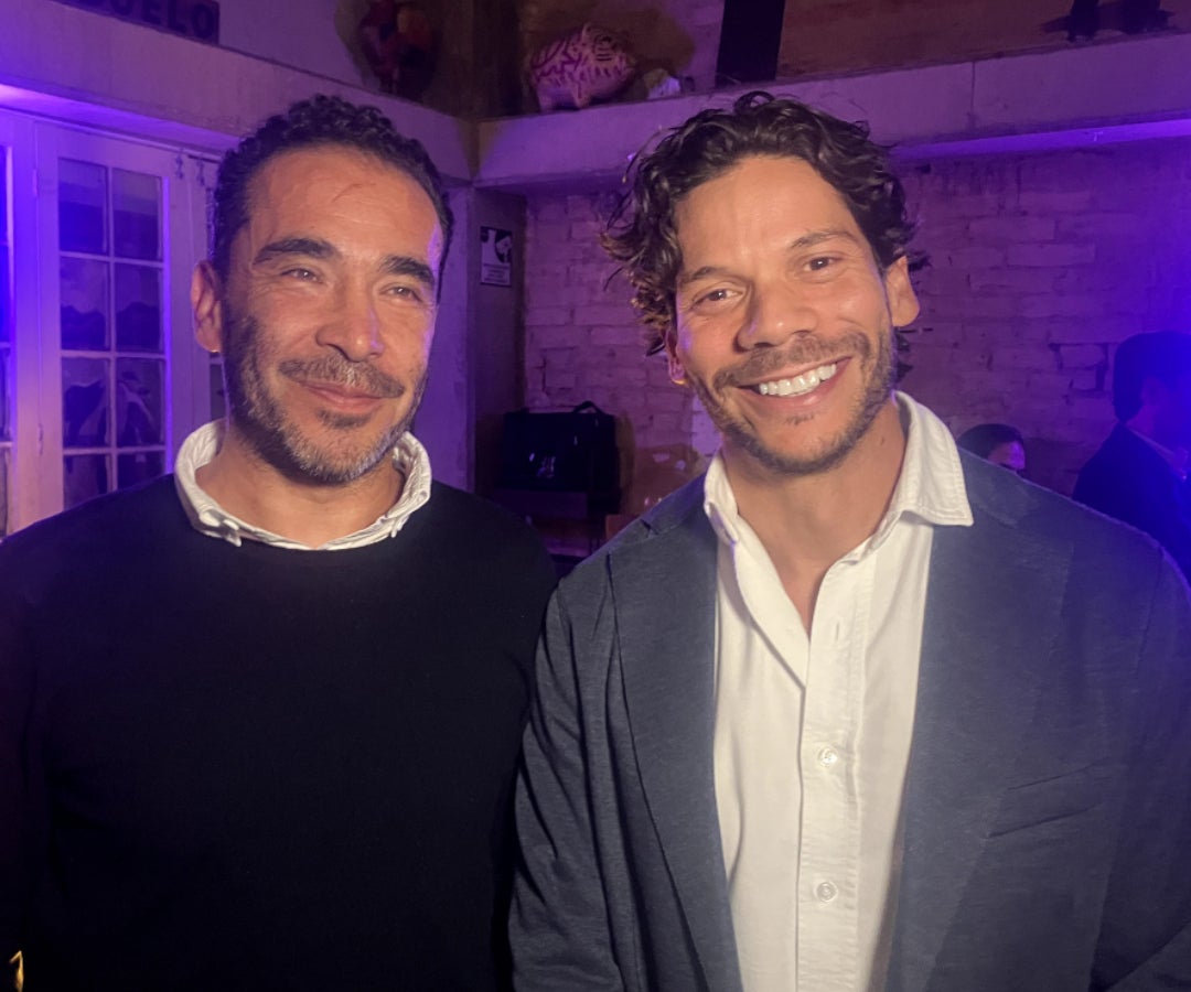 Andrés Wiesner, director de la fundación Tiempo de Juego y Yohir Akerman, columnista y presidente de Guidepost Solutions