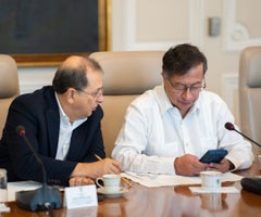 El presidente, Gustavo Petro