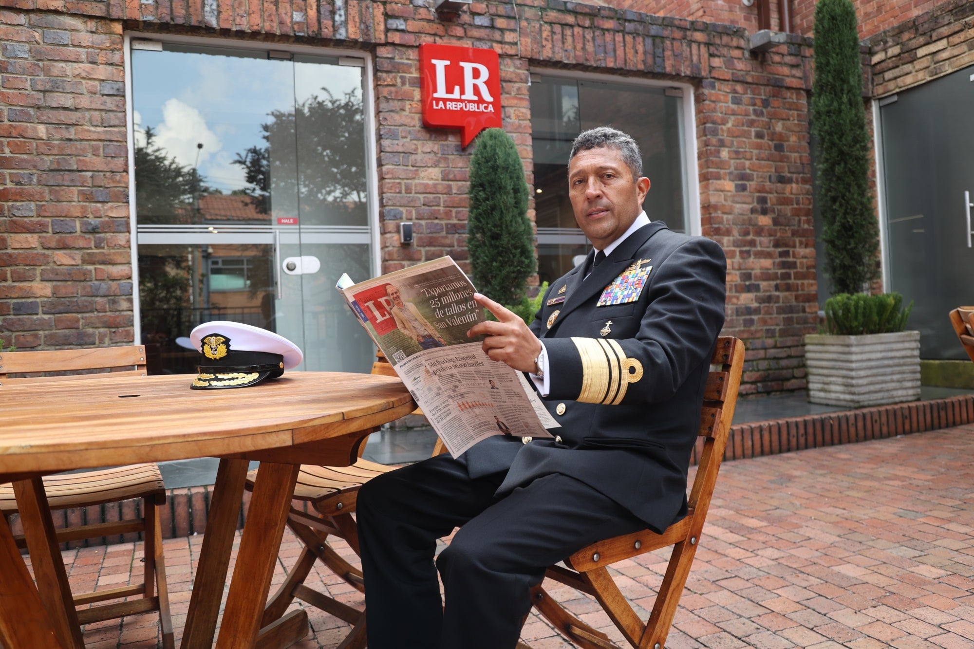 Vicealmirante Luis Fernando Márquez, presidente de Cotecmar