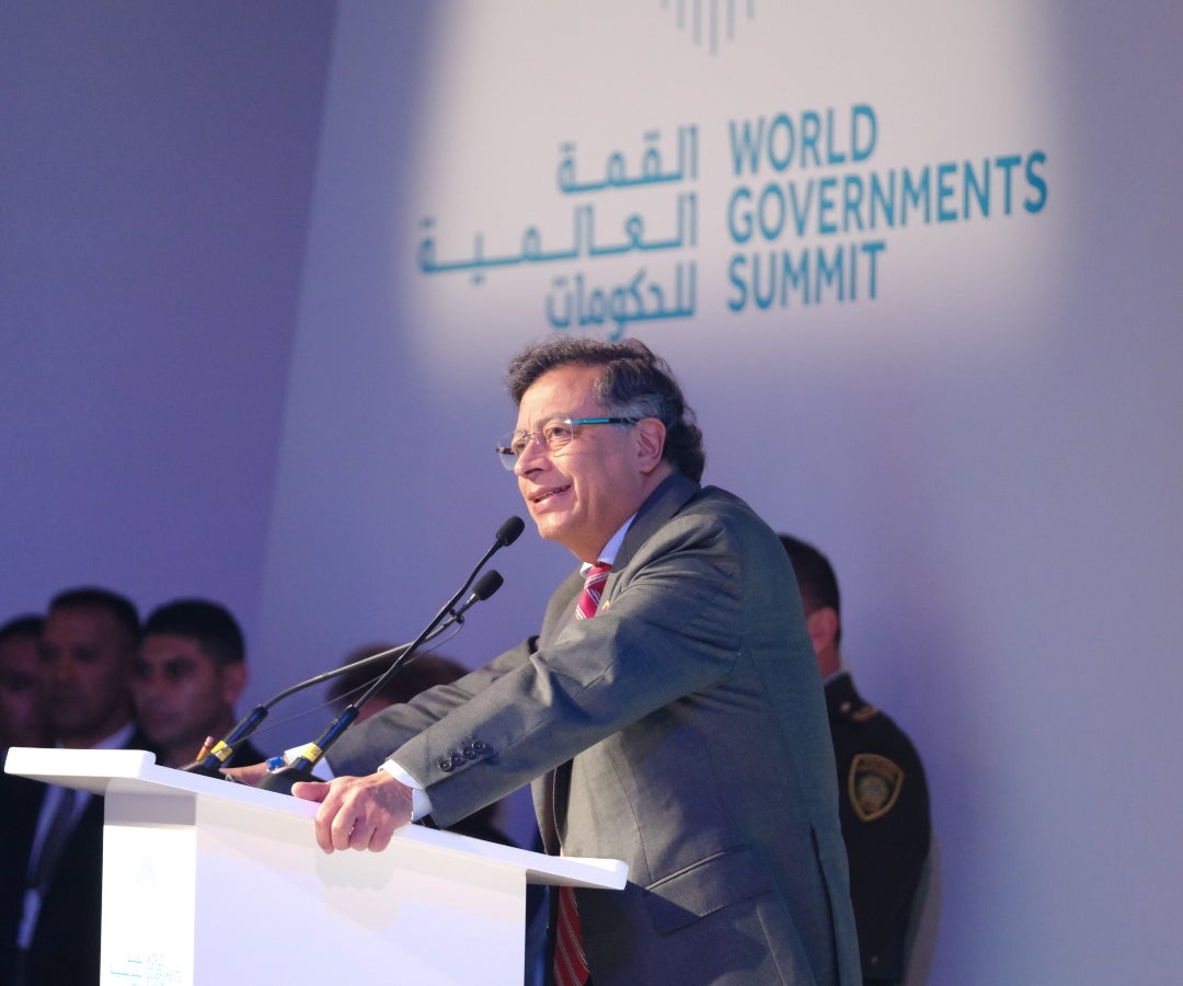 Gustavo Petro en el World Governments Summit en EAU