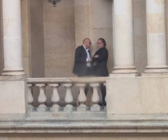 Xavier Vendrell junto a Armando Benedetti