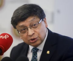 Jorge Enrique Ibáñez, presidente y magistrado de la Corte Constitucional