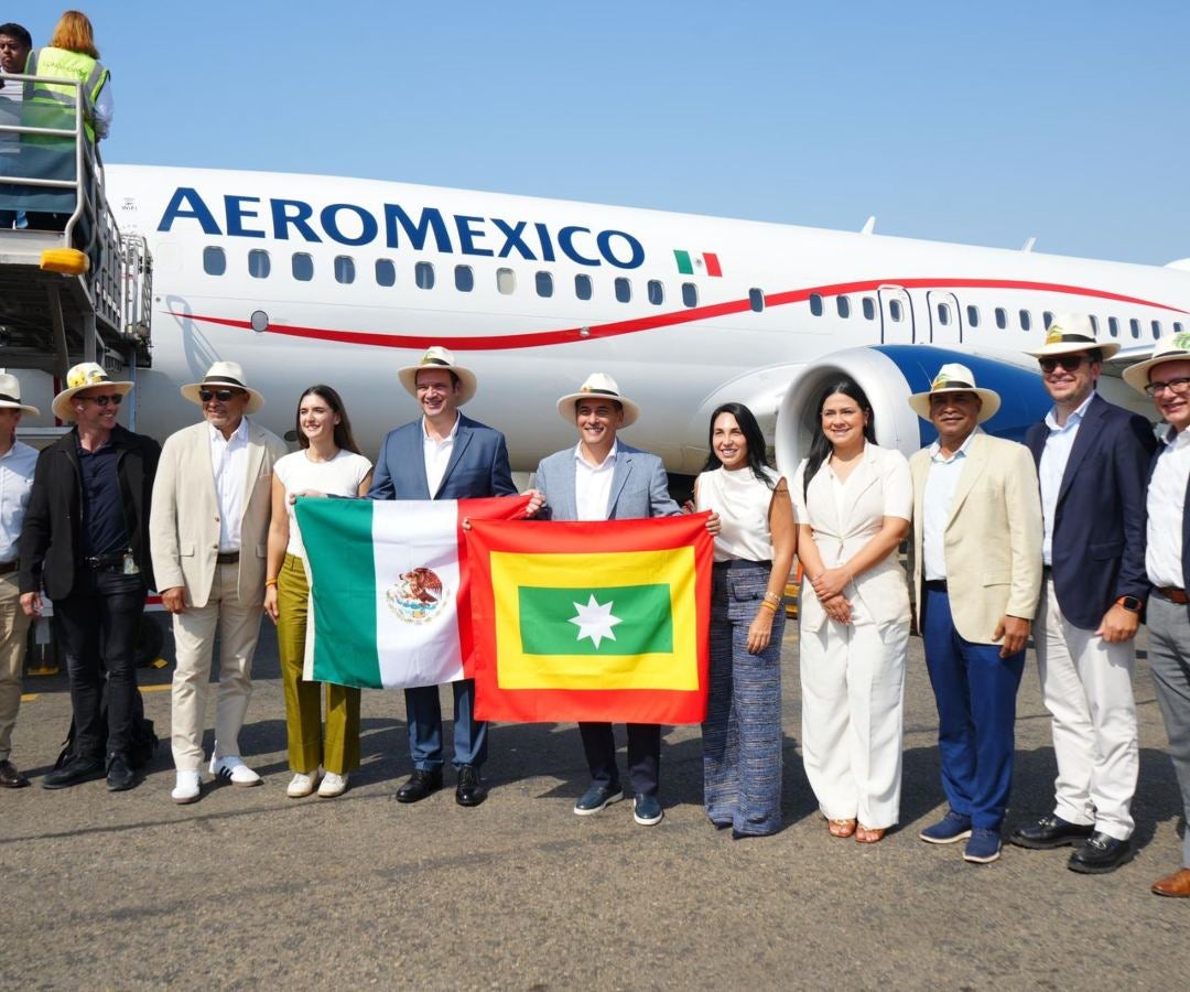 Aeropuerto de Cartagena recibió el primer vuelo directo de la aerolínea  Aeroméxico