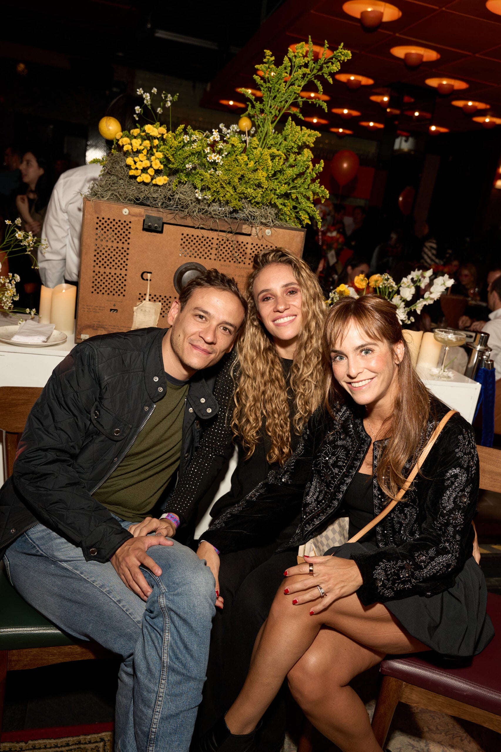 Pablo Gutiérrez, director de alimentación escolar Innova Schools Col; Natalia Cadena, digital y event manager de Andrec, y Cristina Van Meerbeke, corredora de seguros.