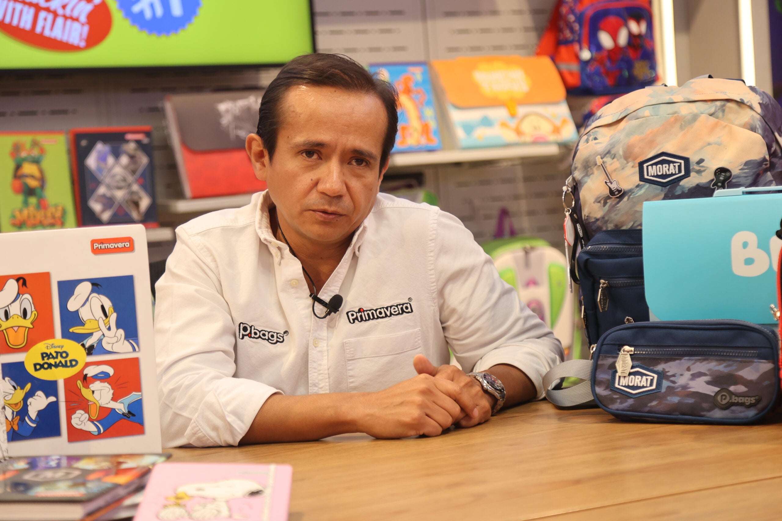 César Barón, gerente de Papeles Primavera