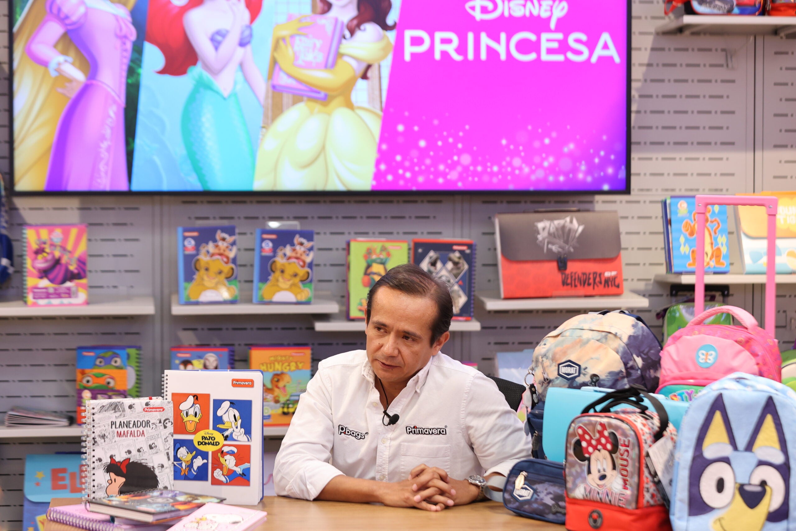 César Barón, gerente de Papeles Primavera