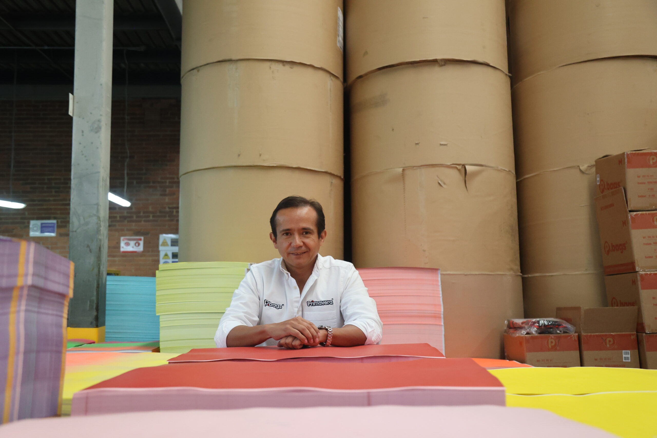 César Barón, gerente de Papeles Primavera
