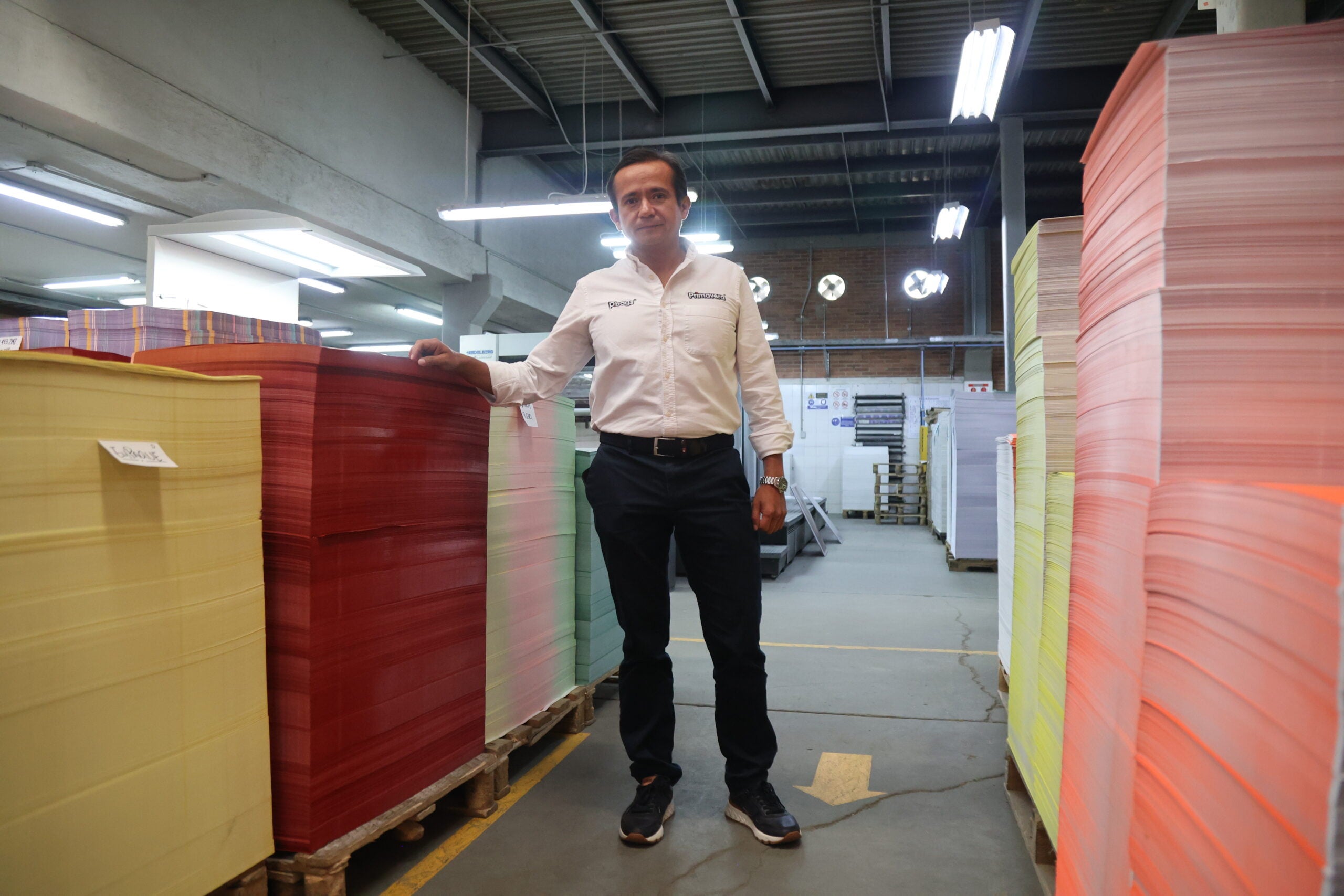César Barón, gerente de Papeles Primavera