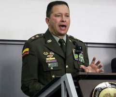 Brigadier General Carlos Fernando Triana Beltrán, director General de la Policía Nacional