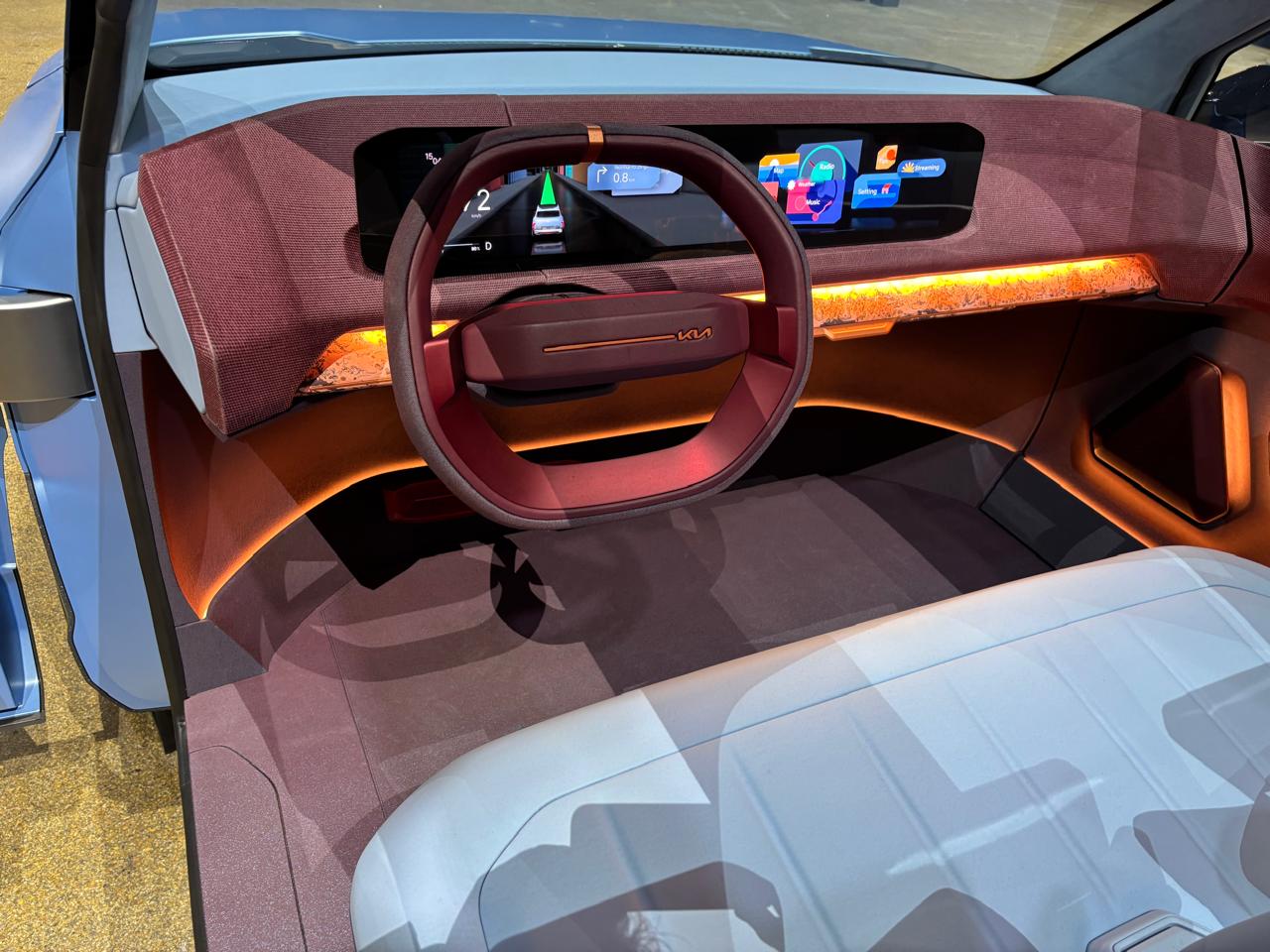Interior del EV2 Concept
