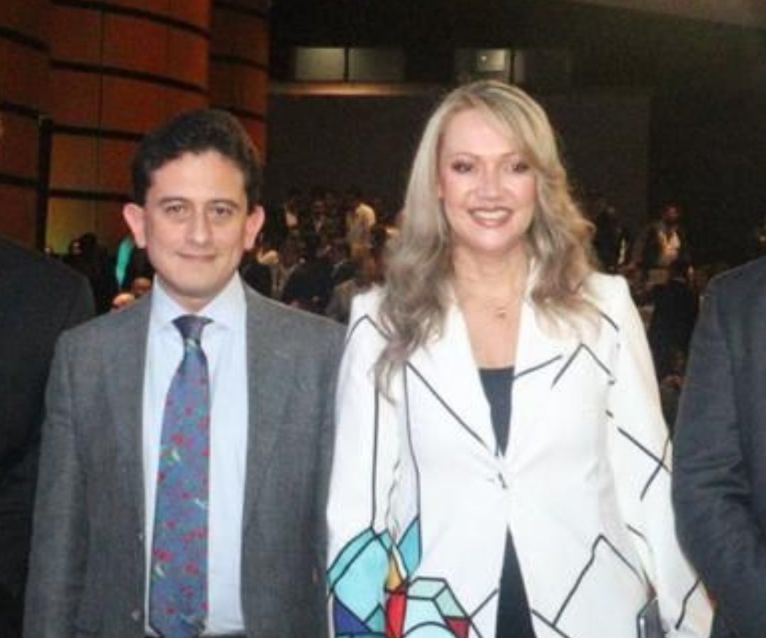 Luis Carlos Reyes, ministro de Comercio, Industria y Turismo; y Paula Cortés Calle, presidente ejecutiva de Anato.