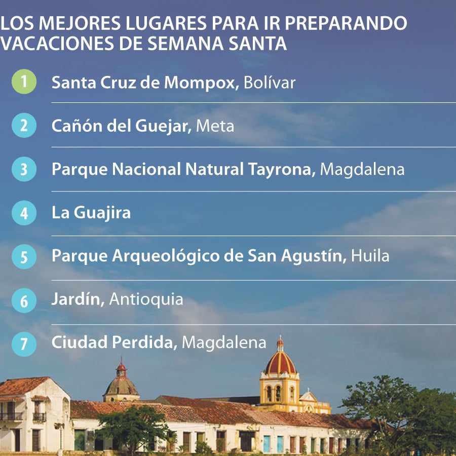 Estos son algunos de los mejores destinos si planea viajar en Semana Santa