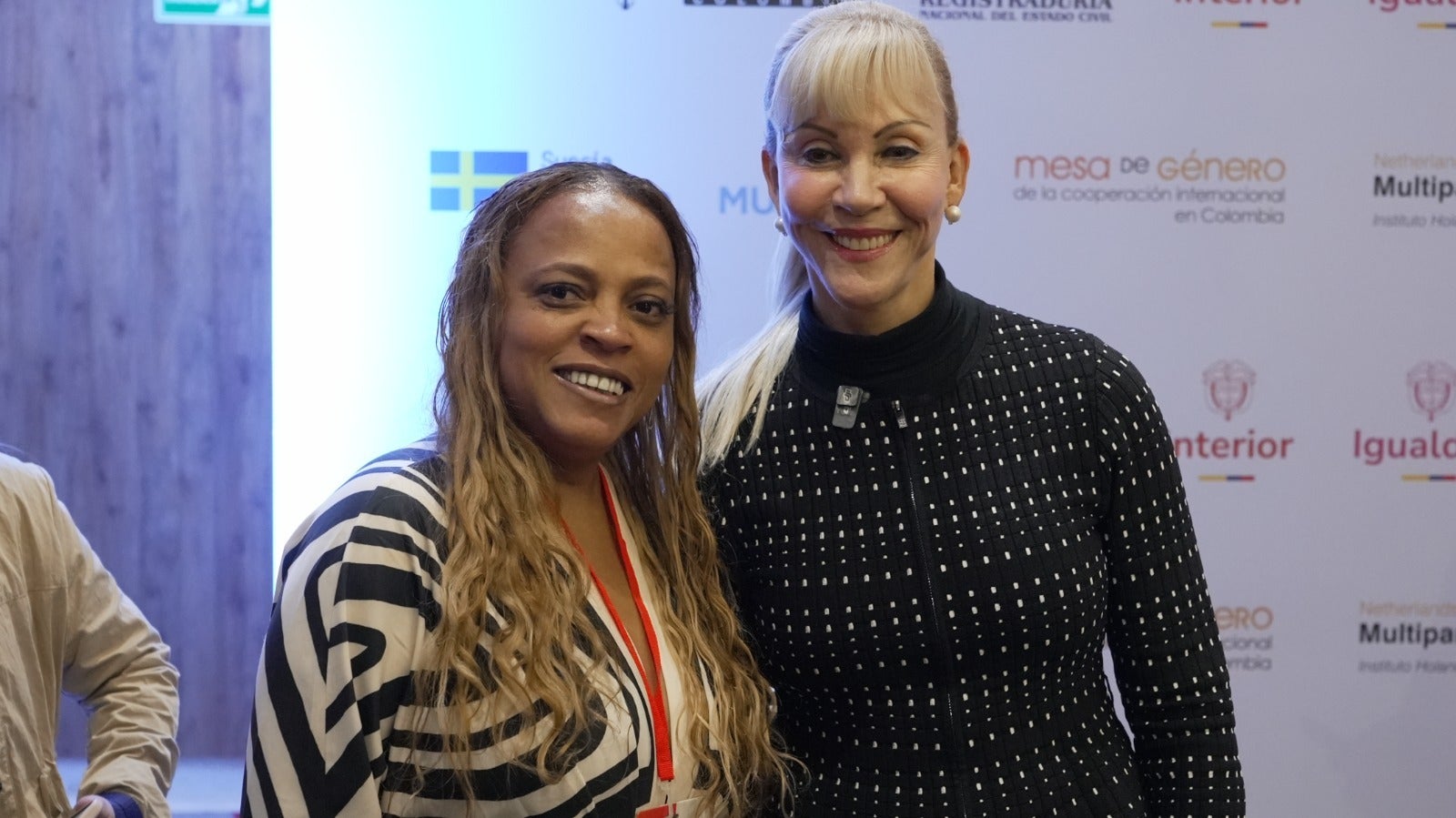 Rosa Agustina Sinisterra, concejala de Popayán, Cauca; y Dilian Francisca Toro, gobernadora del Valle.