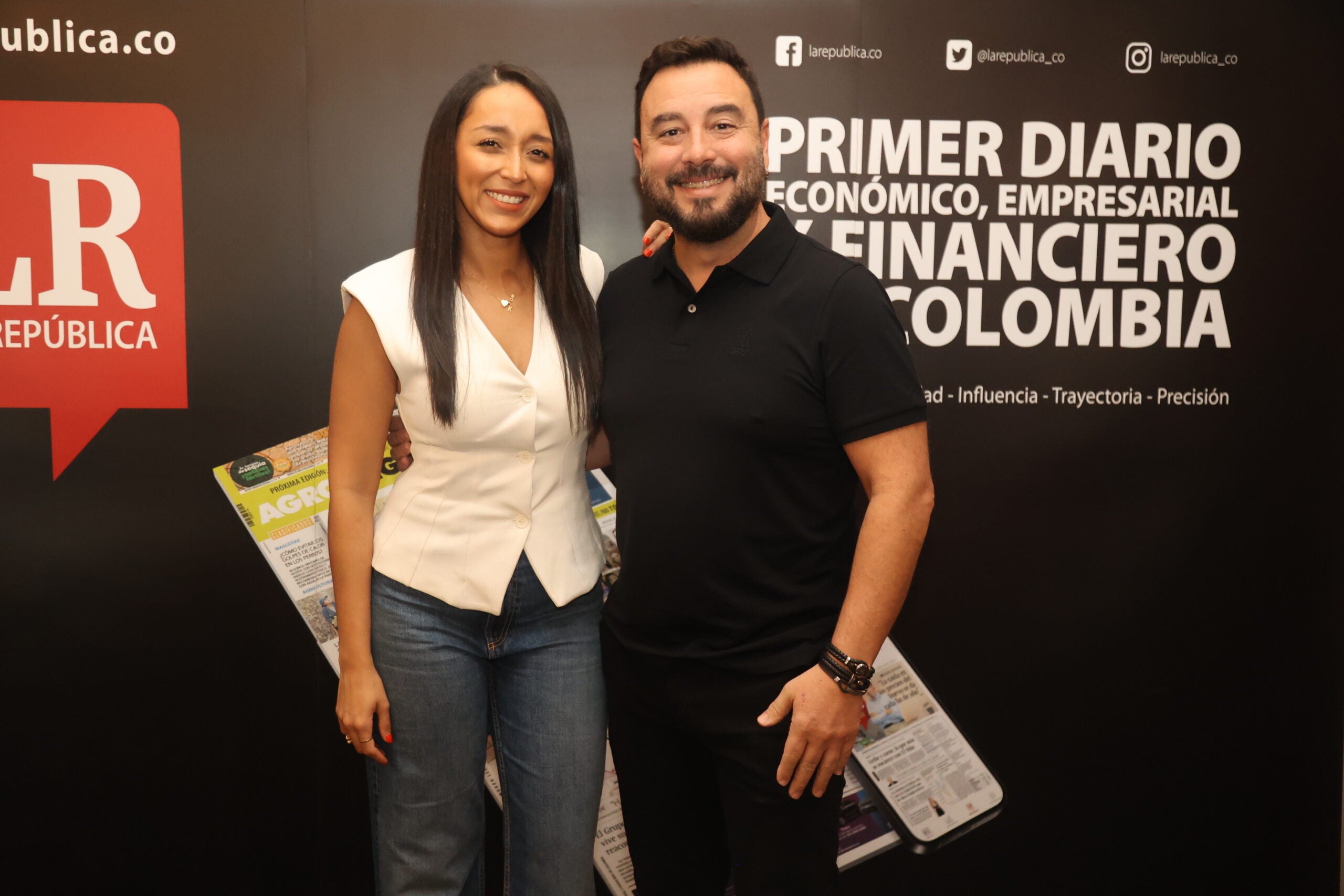 Karen Carvajalino, CEO The Biz Nation; y Tulio Zuluaga ‘Tulio Recomienda’, creador de contenido.