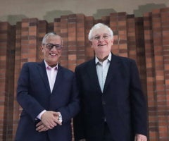 Diego Hernández Losada, rector de la Universidad Autónoma de Occidente; y José Antonio Ocampo, exministro y docente de la Universidad de Columbia. Diego Hernández Losada, rector de la Universidad Autónoma de Occidente; y José Antonio Ocampo, exministro y docente de la Universidad de Columbia.