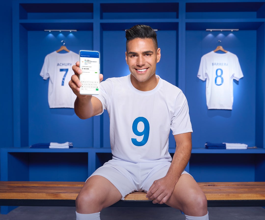 Grupo Aval supera los 8,5 millones de TAGs Aval activos y presenta a Falcao García como su nuevo embajador