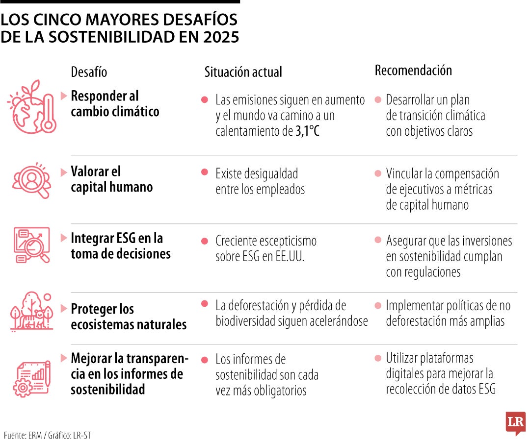 Desafíos para la sostenibilidad
