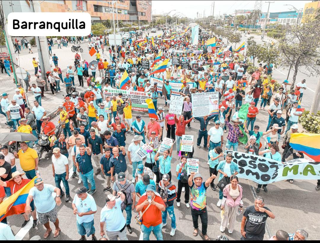 Marchas en Barranquilla