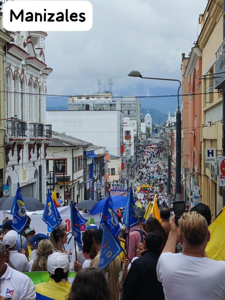 Manifestaciones en Manizales