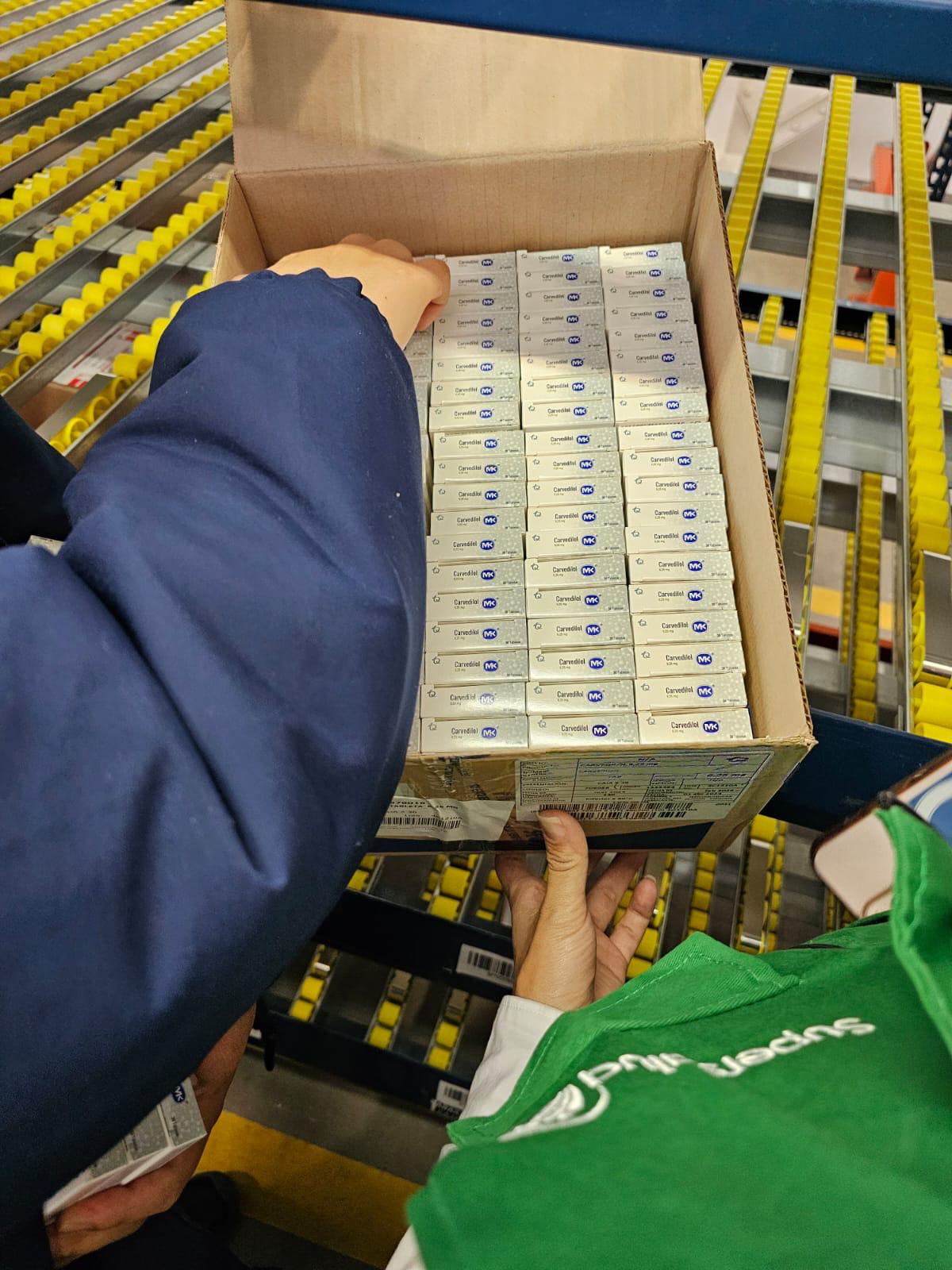 Inspección de la Supersalud a bodega de Audifarma
