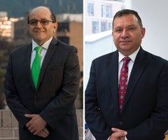 Álvaro Echeverry Londoño (Partido Colombia Justa Libres) y Plinio Alarcón Buitrago (Partido Mira)