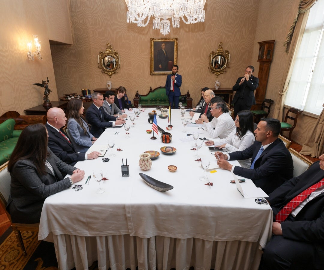 Presidente Petro se reunió con la Secretaria de Seguridad de los Estados Unidos, Kristi Noem