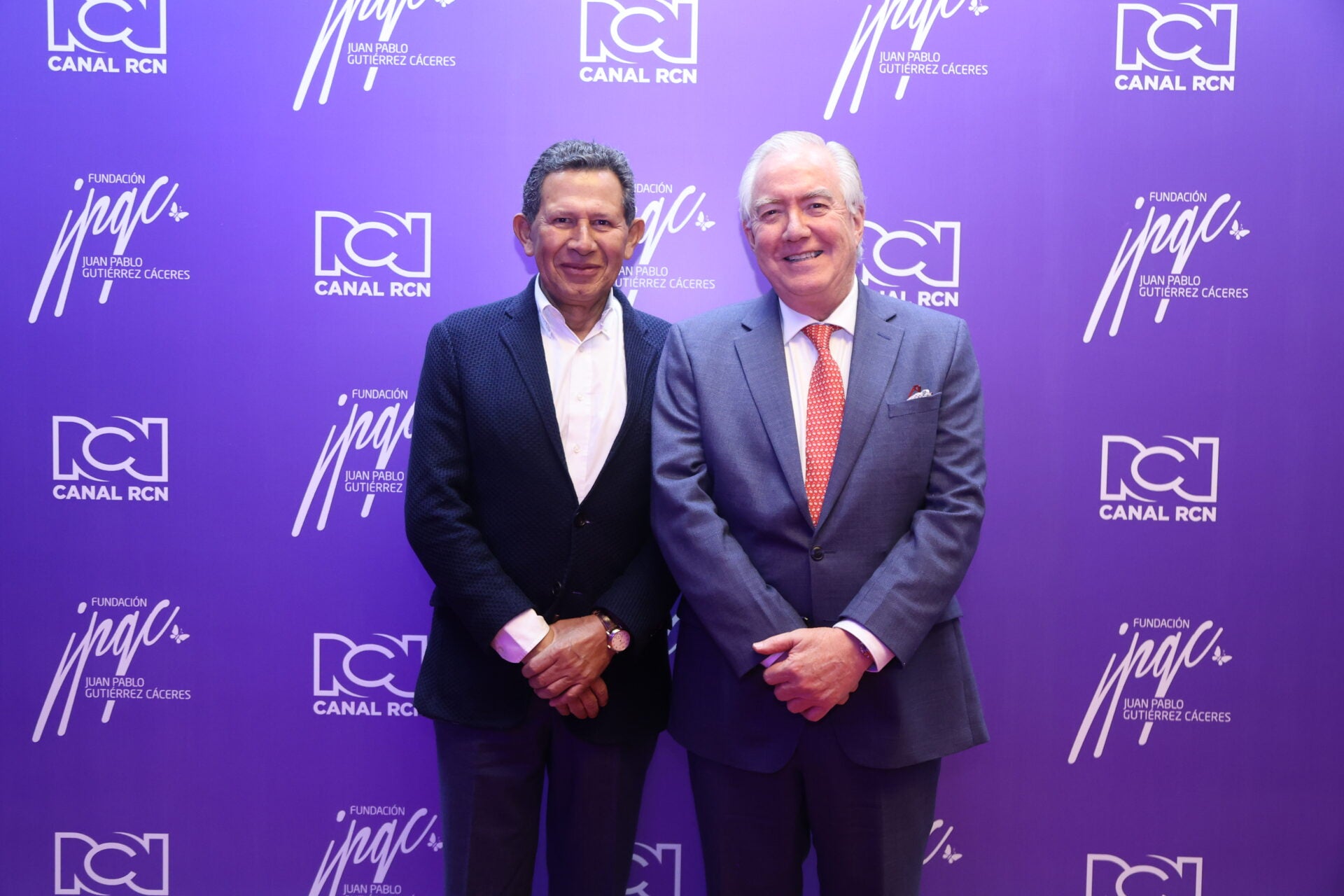 Eduardo Pacheco, de Mercantil Colpatria; y Enrique Gómez Pinzón, socio ejecutivo de la oficina de Holland & Knight.