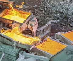 producción de cobre