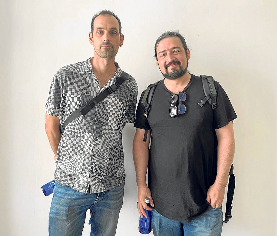 Niles Atallah, cineasta; y Juan Camilo González, profesor de la Universidad de Los Andes, participaron en el festival.